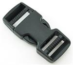B-SR-01 1000 Black Dual Adjusting Side Release Buckle